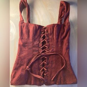 HOUSE OF CB lace up corset top